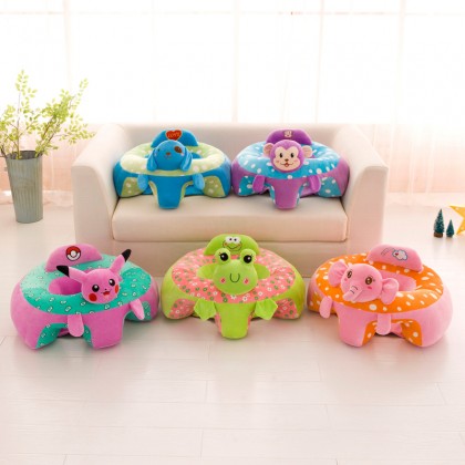 {READY STOCK} Baby Sofa Support Seat Learning Plush Toys Travel Car 爆款现货宝宝学座椅毛绒玩具婴儿学坐椅儿童沙发 Bantal Duduk
